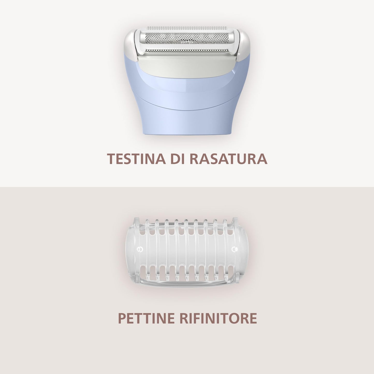 Philips Lady Shaver Serie 6000 - Rasoio senza filo, Wet & Dry, sistema di rasatura a 3 lame, per corpo e gambe, 80 minuti di utilizzo, modello BRL127/00